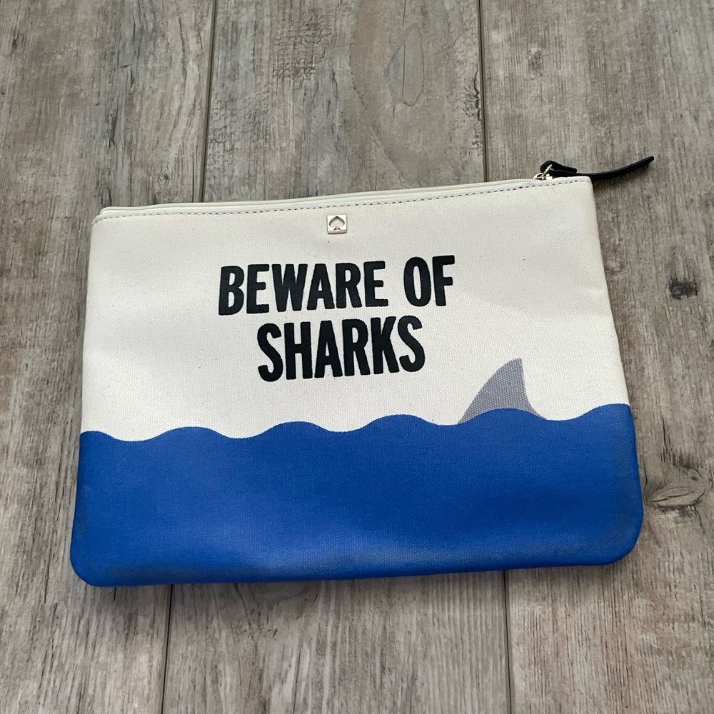 Kate Spade Gia Make a splash beware of sharks bag